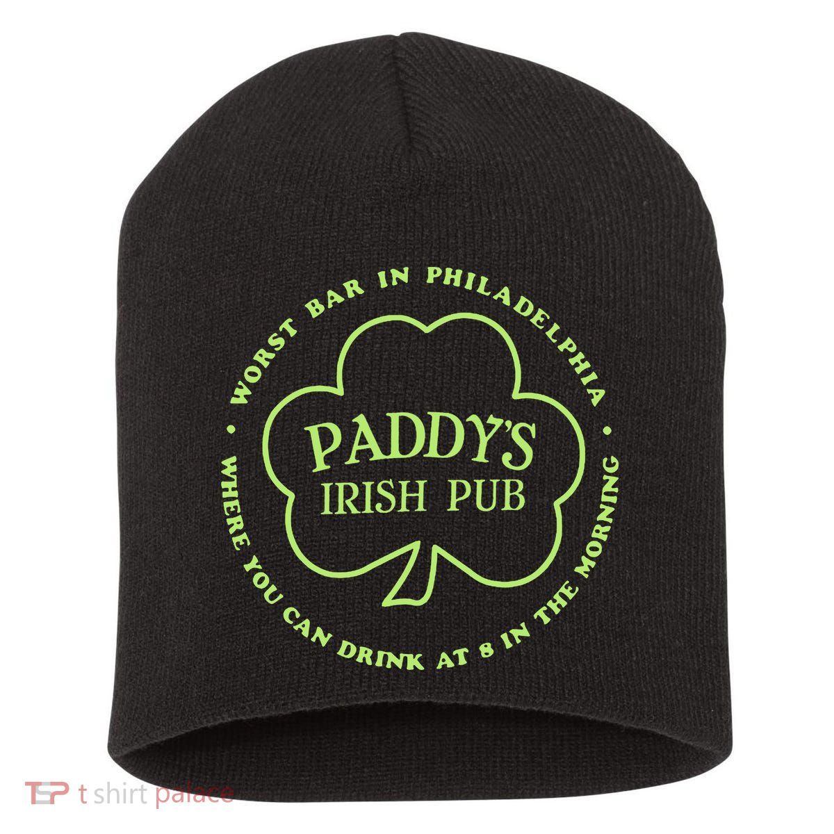 Paddy's Irish Bub Funny St Patricks Day Drinking Short Acrylic Beanie