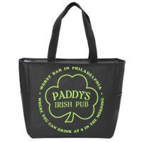 Paddy's Irish Bub Funny St Patricks Day Drinking Zip Tote Bag