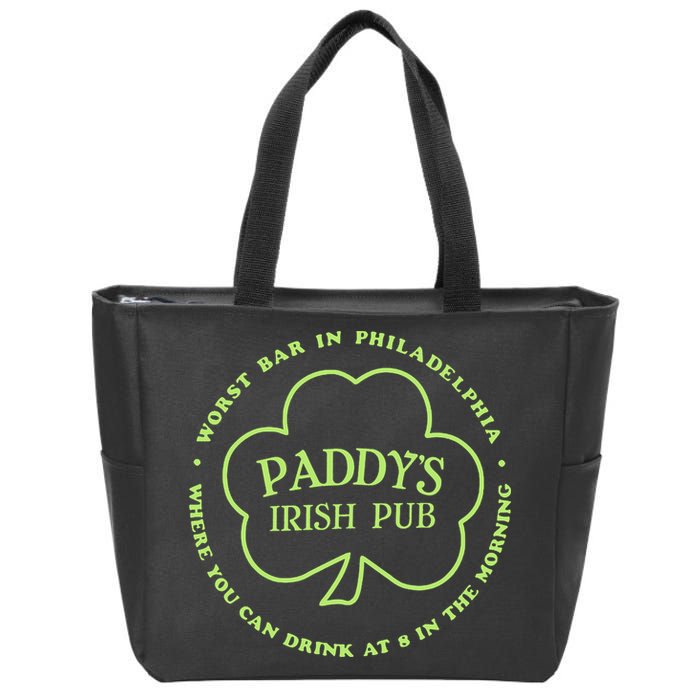Paddy's Irish Bub Funny St Patricks Day Drinking Zip Tote Bag
