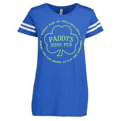 Paddy's Irish Bub Funny St Patricks Day Drinking Enza Ladies Jersey Football T-Shirt