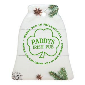 Paddy's Irish Bub Funny St Patricks Day Drinking Ceramic Bell Ornament