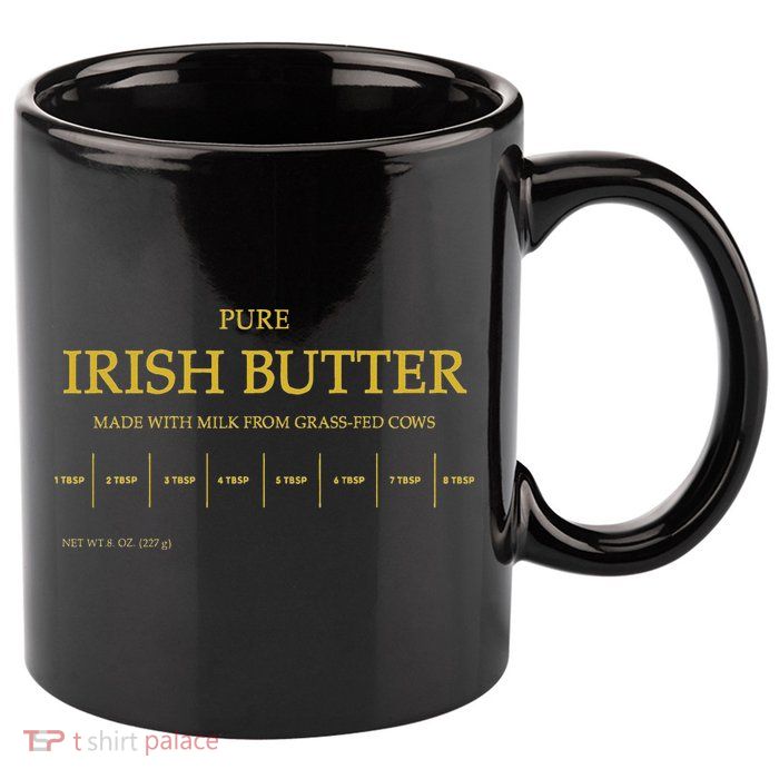 Pure Irish Butter 11oz C Handle Ceramic Mug