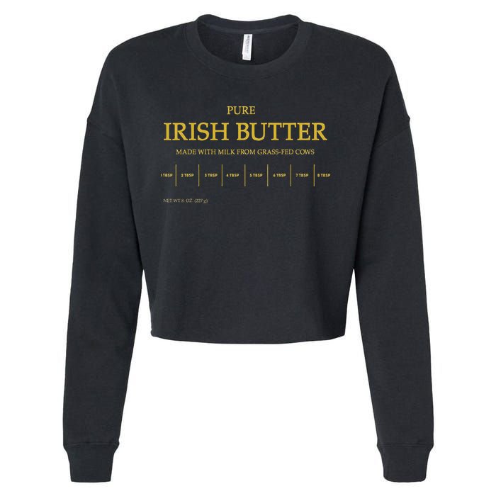 Pure Irish Butter Cropped Pullover Crew