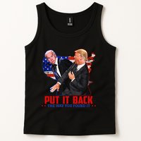 Put It Back The Way You Found It Funny Trump Slap Anti Biden Tank Top