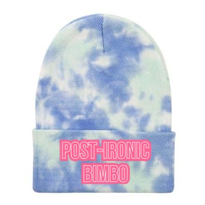 Post Ironic Bimbo Tie Dye 12in Knit Beanie