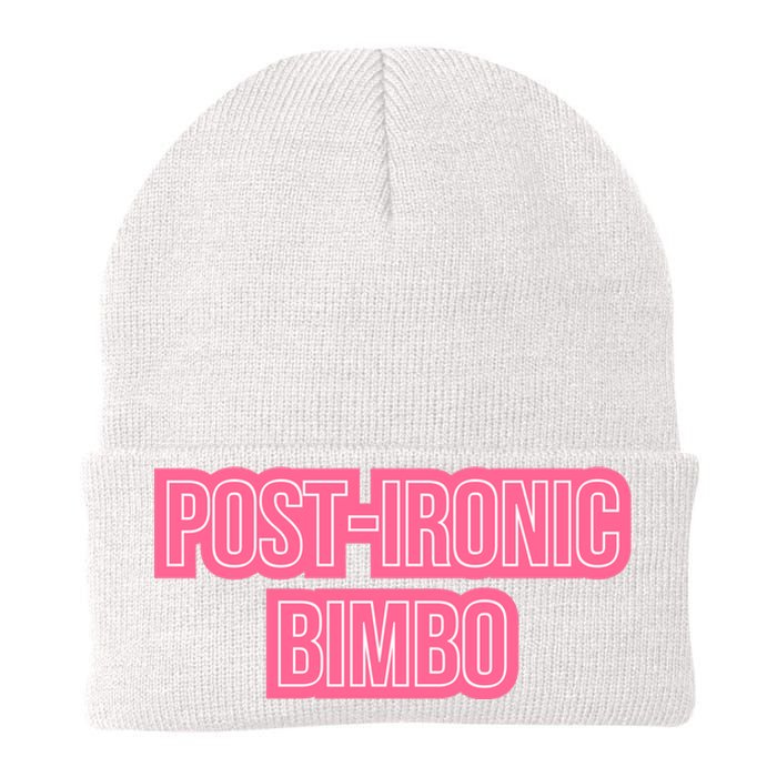 Post Ironic Bimbo Knit Cap Winter Beanie