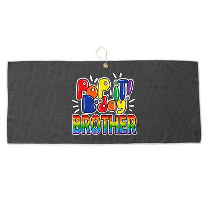 Pop It brother from birthday fidget Large Microfiber Waffle Golf Towel