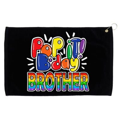 Pop It brother from birthday fidget Grommeted Golf Towel