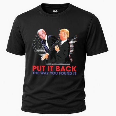 Put It Back The Way You Found It Funny Trump Slap Anti Biden Performance Shirt