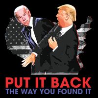 Put It Back The Way You Found It Funny Trump Slap Anti Biden Sustainable Beanie