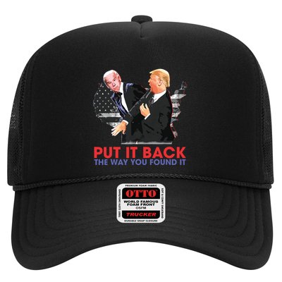 Put It Back The Way You Found It Funny Trump Slap Anti Biden Trucker Hat