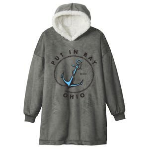 Put In Bay Ohio Hooded Wearable Blanket