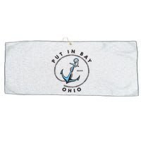 Put In Bay Ohio Large Microfiber Waffle Golf Towel