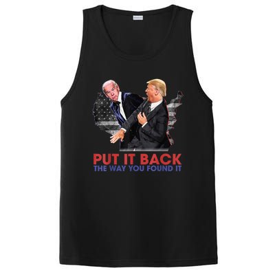 Put It Back The Way You Found It Funny Trump Slap Anti Biden PosiCharge Competitor Tank