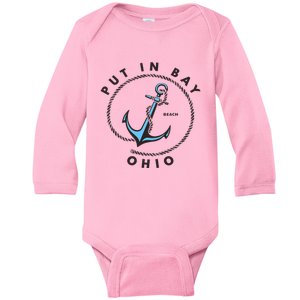 Put In Bay Ohio Baby Long Sleeve Bodysuit