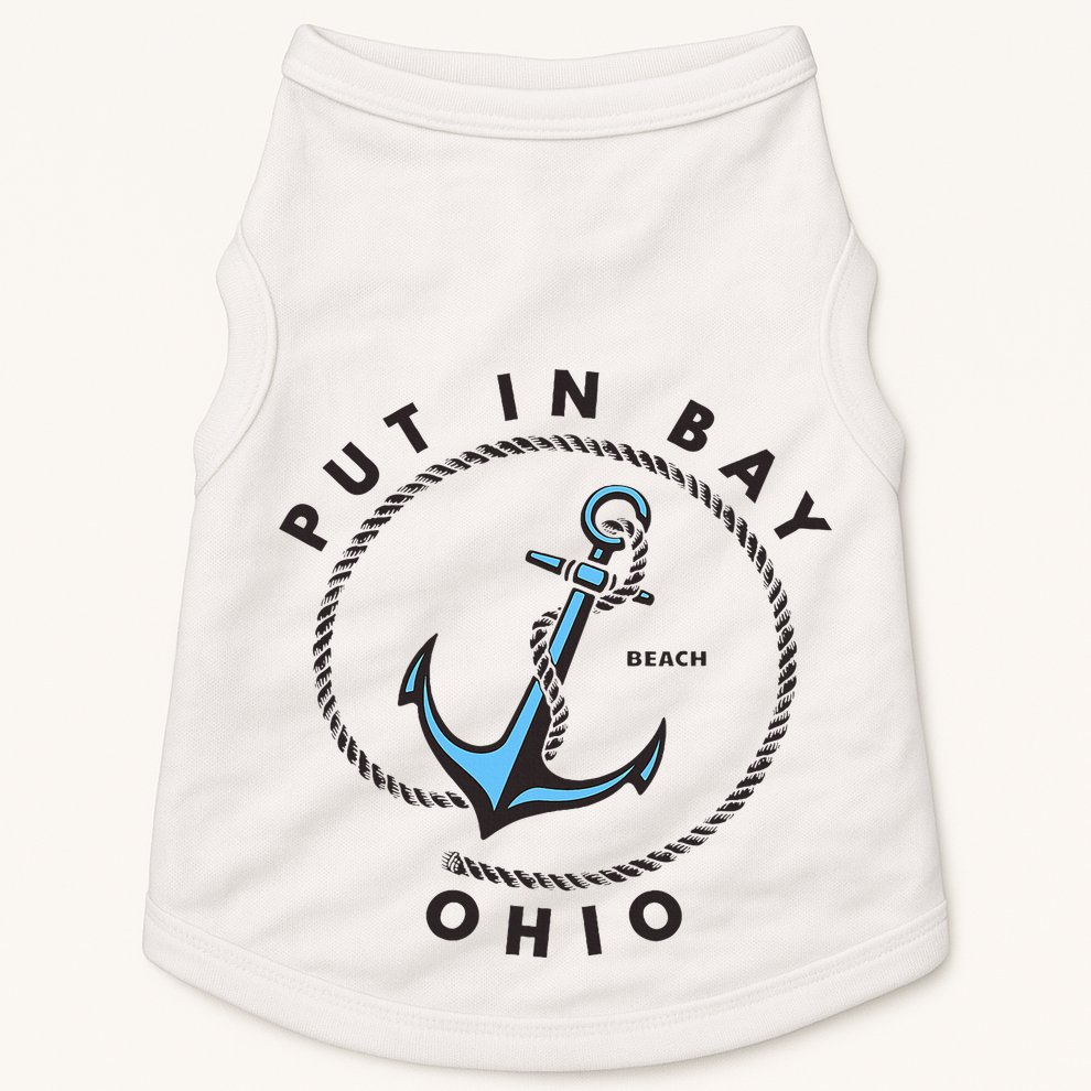 Put In Bay Ohio Doggie Tank