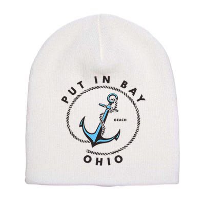 Put In Bay Ohio Short Acrylic Beanie