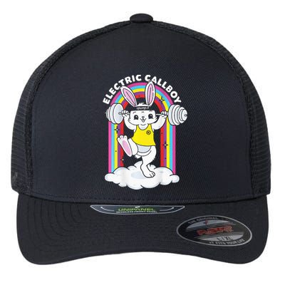 Pump It Bunny Flexfit Unipanel Trucker Cap