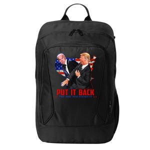 Put It Back The Way You Found It Funny Trump Slap Anti Biden City Backpack