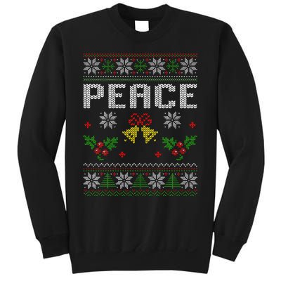 Peace I Come In Peace Couple Matching Ugly Christmas Sweater Sweatshirt