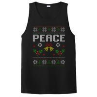 Peace I Come In Peace Couple Matching Ugly Christmas Sweater PosiCharge Competitor Tank