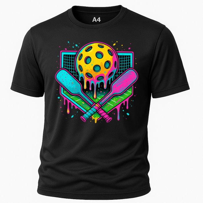 Pickleball Ice Cream Drip Cooling Performance Crew T-Shirt