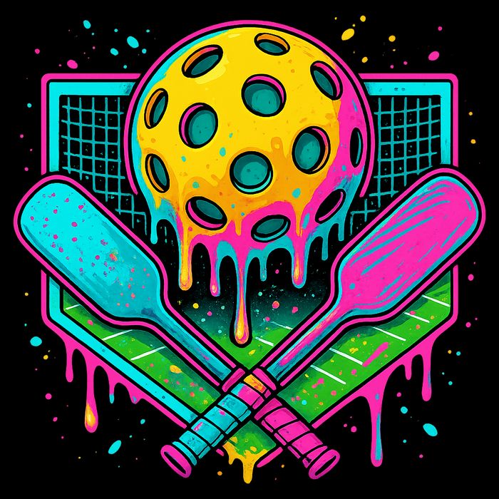 Pickleball Ice Cream Drip Cooling Performance Crew T-Shirt