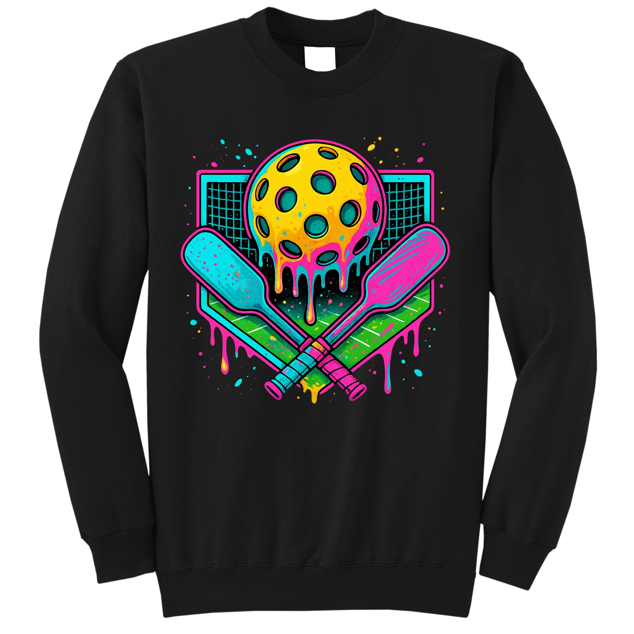 Pickleball Ice Cream Drip Sweatshirt