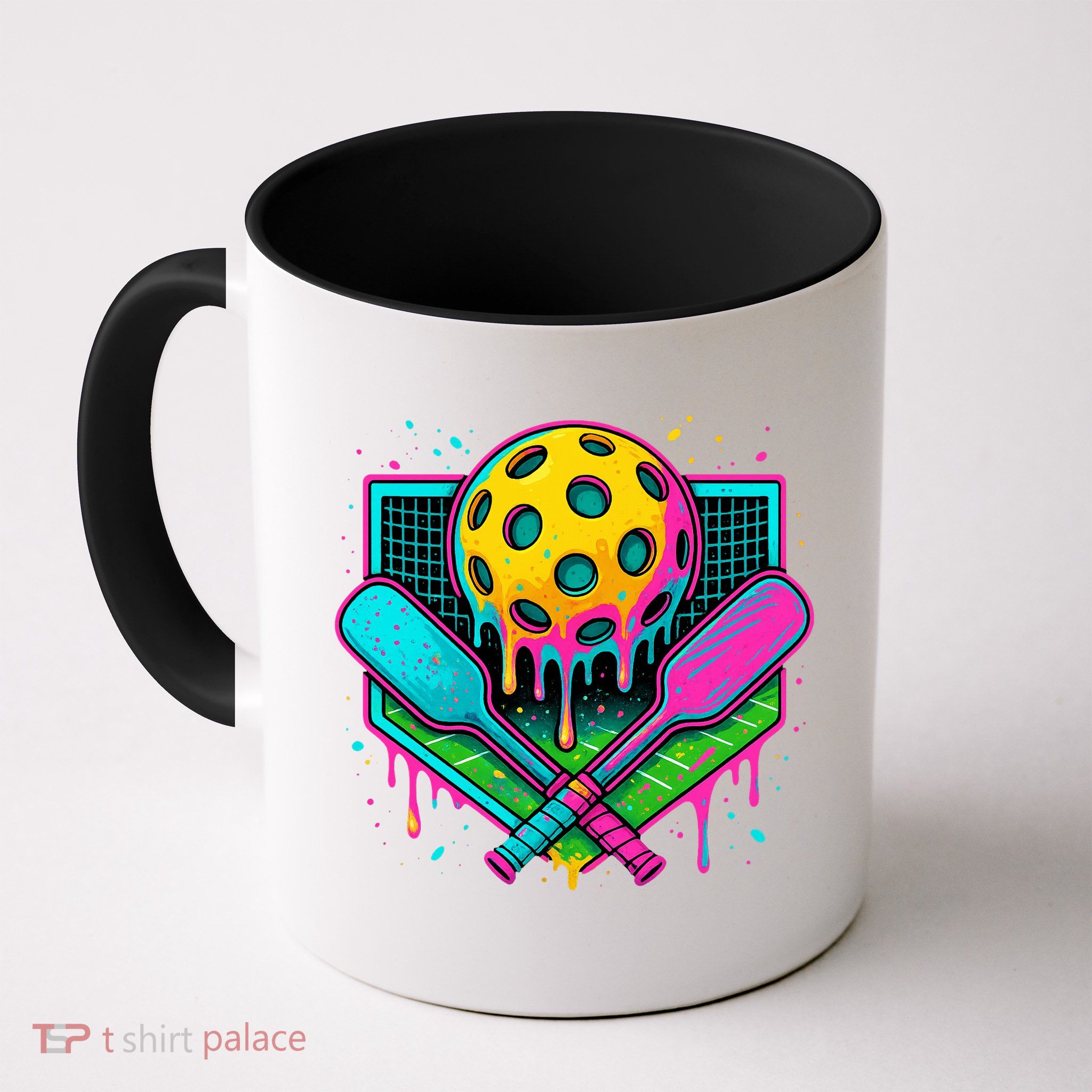 Pickleball Ice Cream Drip Mug