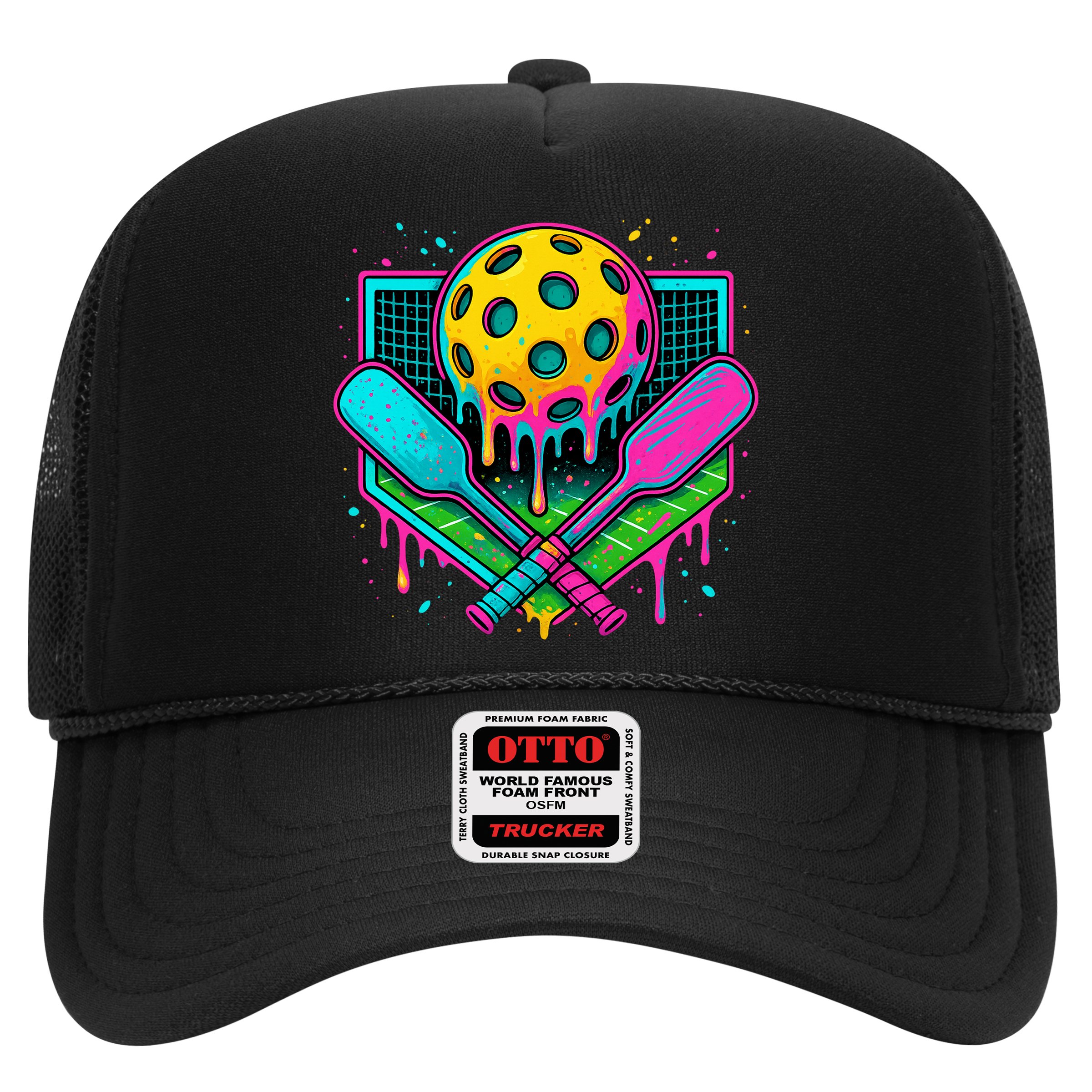 Pickleball Ice Cream Drip Hat