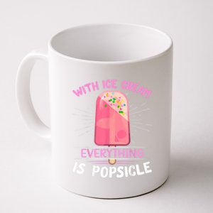 Popsicle Ice Cream Pun For An Ice Cream Lover Coffee Mug