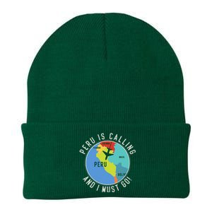 Peru Is Calling And I Must Go Peru Map Knit Cap Winter Beanie