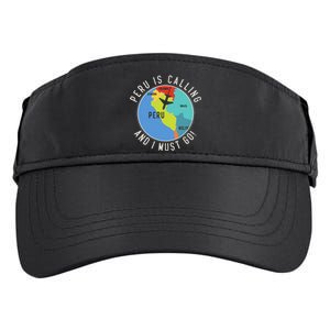 Peru Is Calling And I Must Go Peru Map Adult Drive Performance Visor