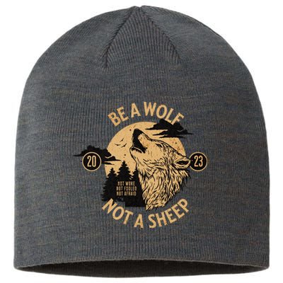 Politically Incorrect Conservative Republican Wolf Sustainable Beanie