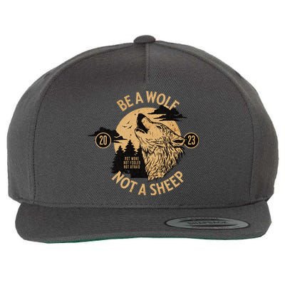 Politically Incorrect Conservative Republican Wolf Wool Snapback Cap