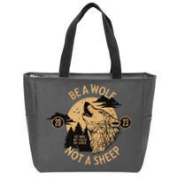 Politically Incorrect Conservative Republican Wolf Zip Tote Bag