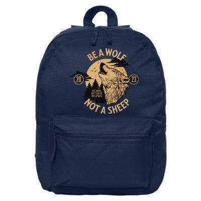 Politically Incorrect Conservative Republican Wolf 16 in Basic Backpack