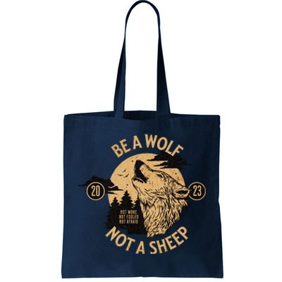 Politically Incorrect Conservative Republican Wolf Tote Bag