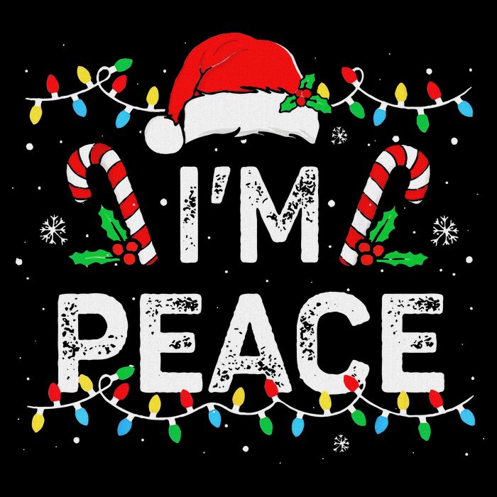 Peace I Come In Peace Couple Matching Ugly Christmas Sweater Bucket Hat