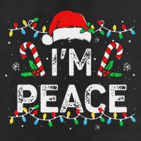 Peace I Come In Peace Couple Matching Ugly Christmas Sweater 11oz C Handle Ceramic Mug