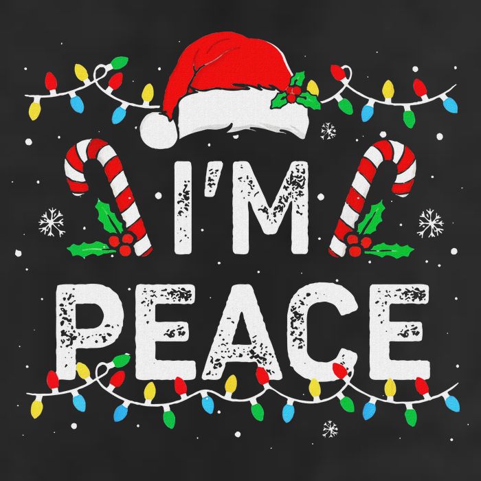 Peace I Come In Peace Couple Matching Ugly Christmas Sweater 11oz C Handle Ceramic Mug