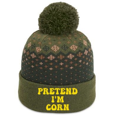 Pretend Im Corn Last Minute Halloween Costume Its Corn The Baniff Cuffed Pom Beanie