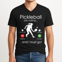 Pickleball Is Calling V-Neck T-Shirt