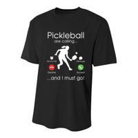 Pickleball Is Calling Youth Performance Sprint T-Shirt