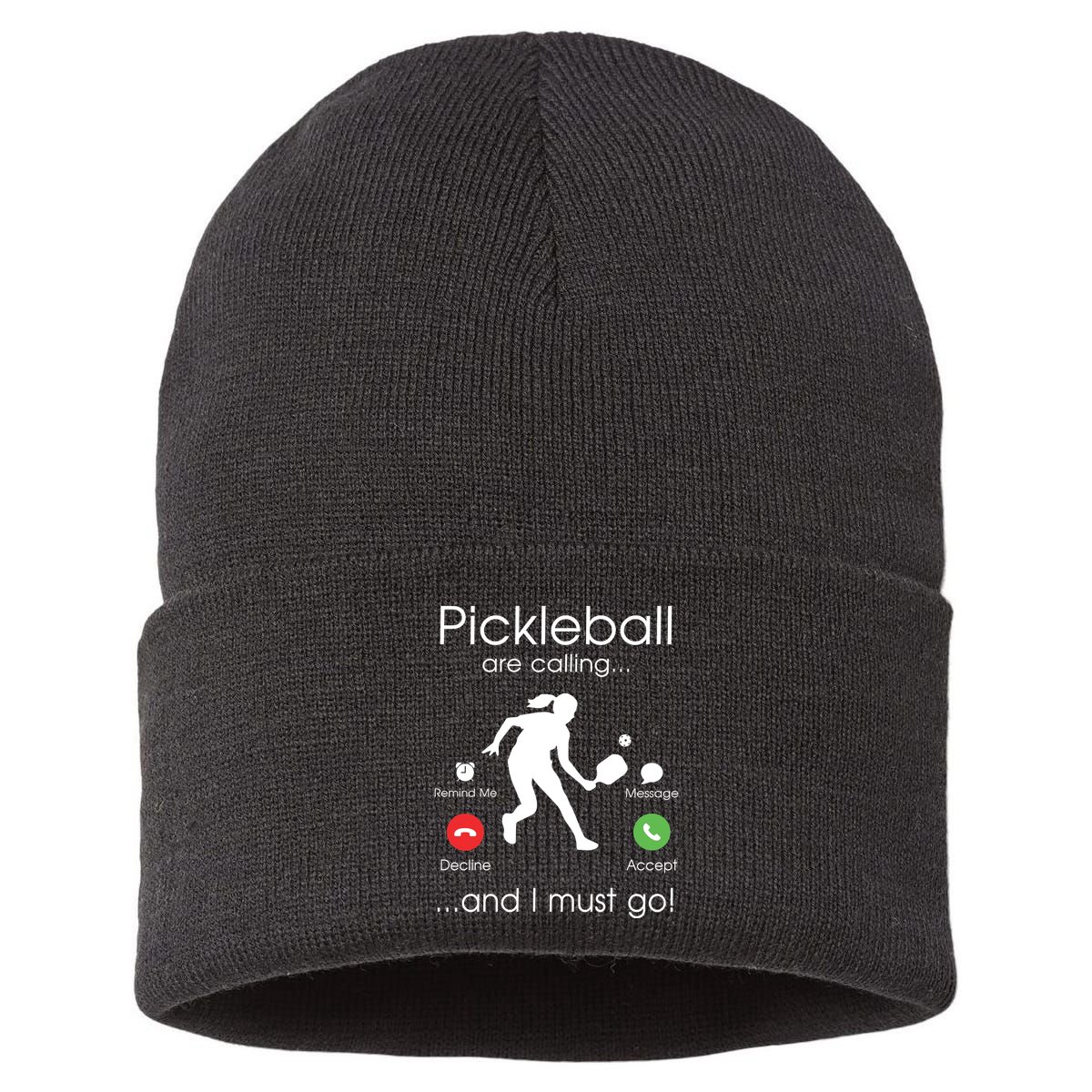 Pickleball Is Calling Sustainable Knit Beanie