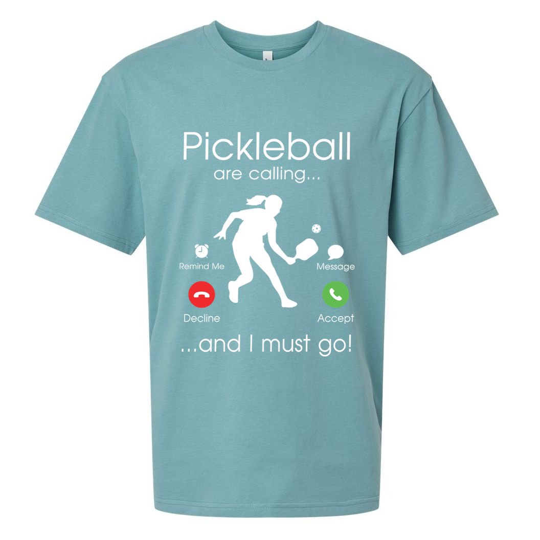 Pickleball Is Calling Sueded Cloud Jersey T-Shirt