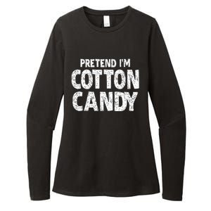 Pretend Im Cotton Candy Easy Halloween Costume Womens CVC Long Sleeve Shirt