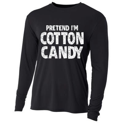 Pretend Im Cotton Candy Easy Halloween Costume Cooling Performance Long Sleeve Crew