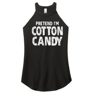 Pretend Im Cotton Candy Easy Halloween Costume Women's Perfect Tri Rocker Tank