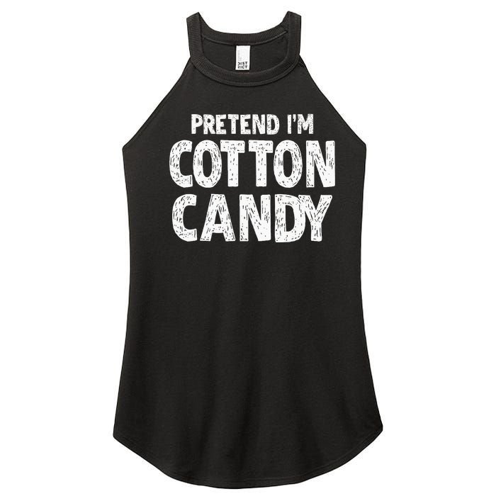 Pretend Im Cotton Candy Easy Halloween Costume Women's Perfect Tri Rocker Tank